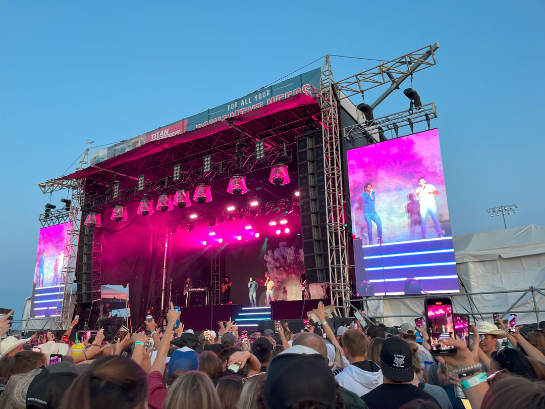 Mobile Pro Fargo Concert Equipment Rental for Sporting Events: An image representing Mobile Pro's versatile concert equipment rental services in Fargo, tailored for sporting events, with top-quality gear and expertise